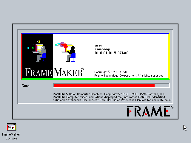 FrameMaker 5 - Splash